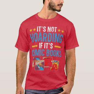 Comic Collector Comic Reader Reading Comic Books f T-Shirt