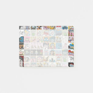 Comic Colourful Characters Kids Pattern Post-it Notes