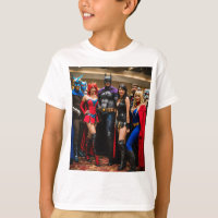 "Comic Con Group Photo Cotton T-Shirt"