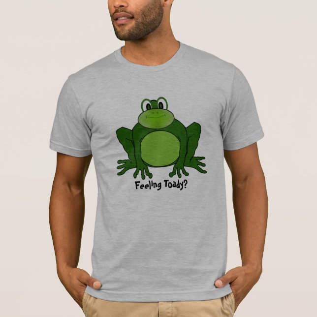 Comic Frog t-shirt - Feeling Toady? (Front)