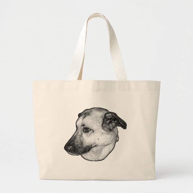 Comic Head, Everyday Tote (Front)