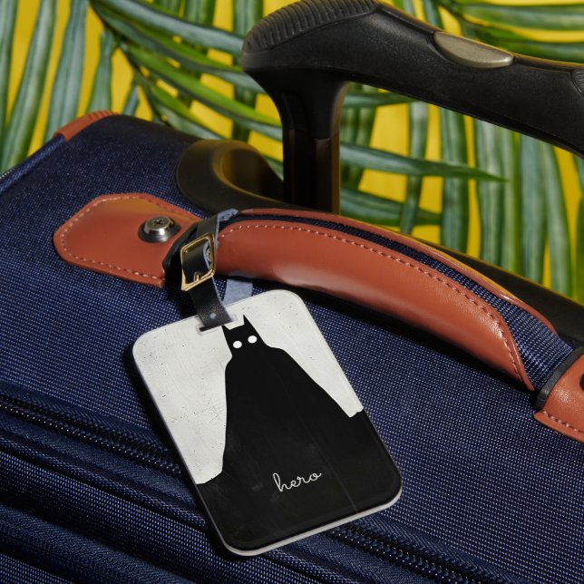 Comic Hero Luggage Tag (Front Insitu 1)