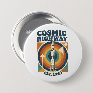 Comic Highway – Fun Pop Art for Comic Fans 7.5 Cm Round Badge