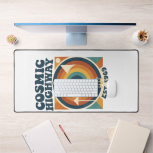 Comic Highway – Fun Pop Art for Comic Fans Desk Mat