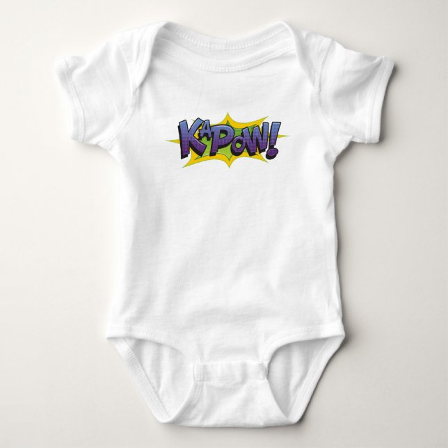 Comic KaPow! Baby Bodysuit (Front)