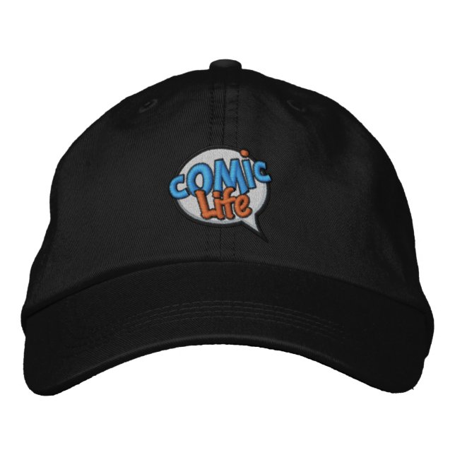 Comic Life Embroidered Cap (Front)