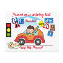 Comic Passed your Driving Test Personalised