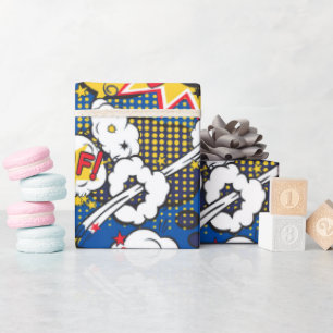 Comic Pattern Wrapping Paper