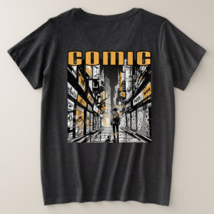 Comic Plus Size T-Shirt