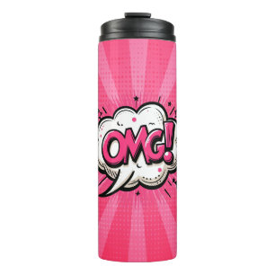 Comic Pop Art OMG! Thermal Tumbler