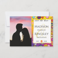 Comic Pop Art Speech Bubble Retro Save The Date