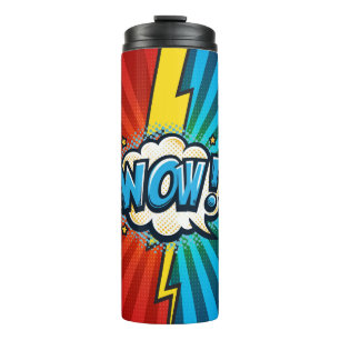 Comic Pop Art WOW!  Thermal Tumbler