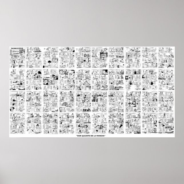 COMIC POSTER -DON QUIJOTE DE LA MANCHA (Front)