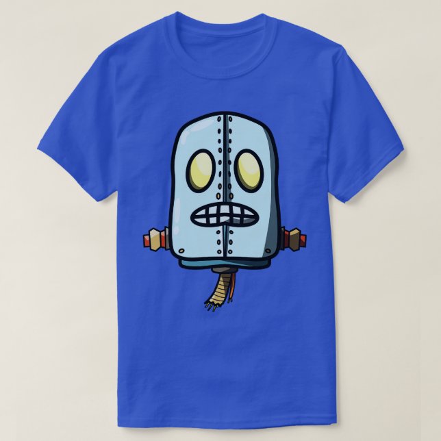Comic Robot Head T-Shirt (Design Front)