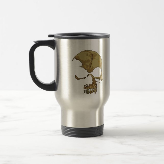 Comic Skull travel mug (Left)