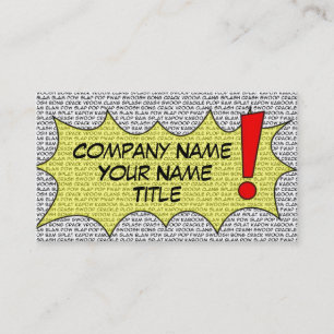 Comic Speak Business Card