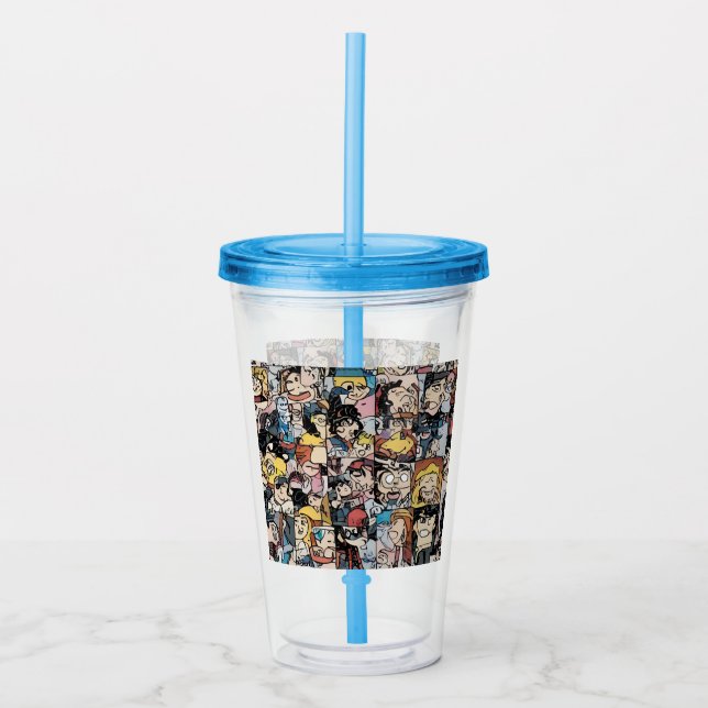 Comic Strip Acrylic Tumbler (Front)