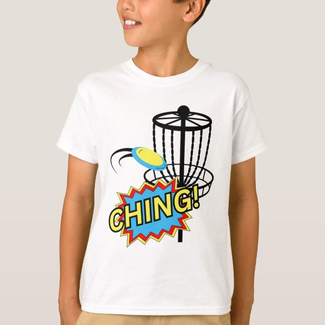 Comic Style Disc Golf Sket, Disc Golf Husnd Giftfu T-Shirt (Front)