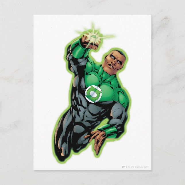 Comic Style - Flying Up Postcard (Front)