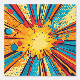 Comic Style Pop Art Explosion (11) Wallpaper