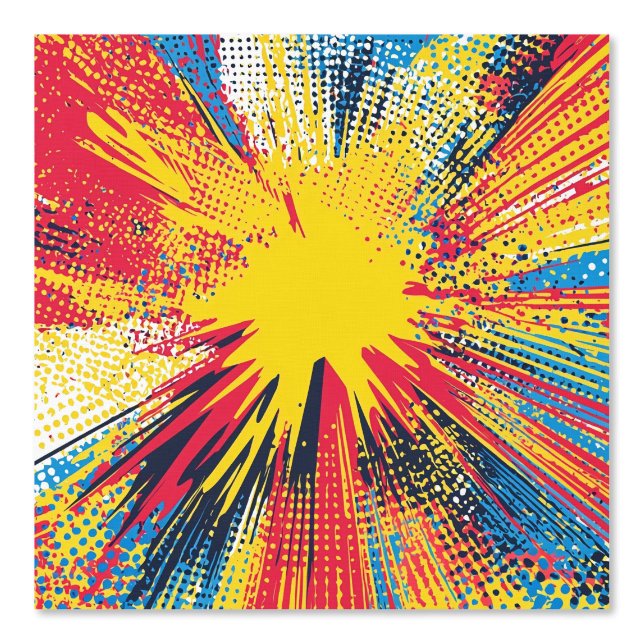 Comic Style Pop Art Explosion (3) Wallpaper (Front)