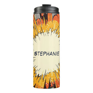 Comic Style Pop Art Explosion (6) Thermal Tumbler