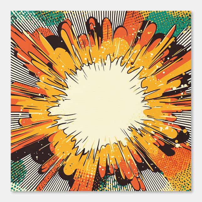 Comic Style Pop Art Explosion (6) Wallpaper (Front)