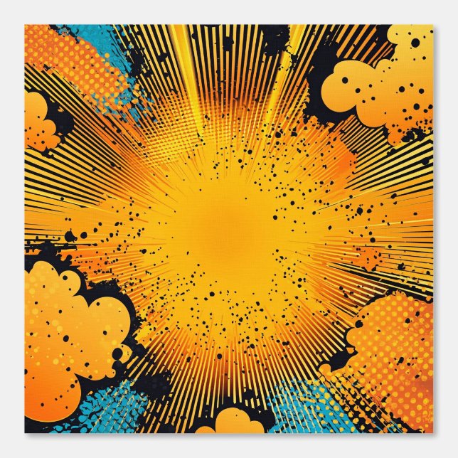 Comic Style Pop Art Explosion (8) Wallpaper (Front)