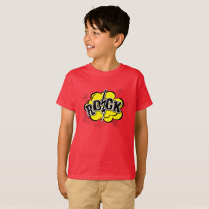 Comic style rock illustration T-Shirt