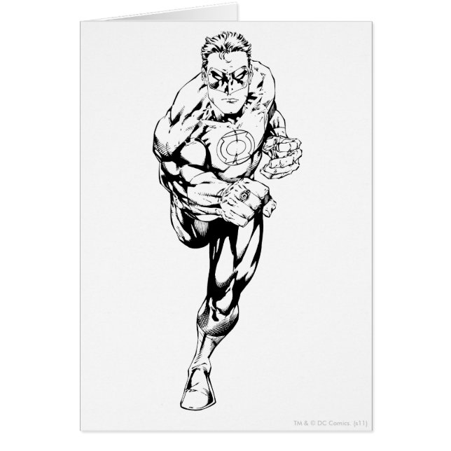 Comic Style - Running, Black and White (Front)