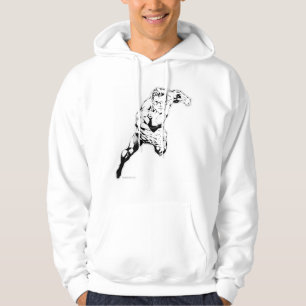 Comic Style - Swift Jump, Black and White Hoodie