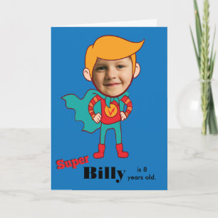 Comic Superhero Fantastic Special Birthday Kid Card