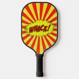 Comic Whack Logo Pickleball Paddle
