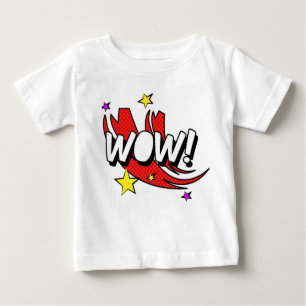 Comic Wow Sticker Baby T-Shirt