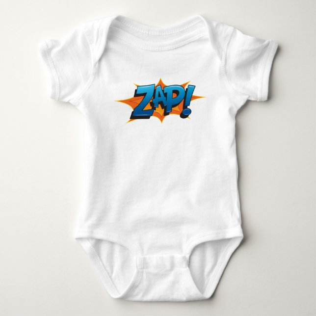 Comic Zap! Baby Bodysuit (Front)