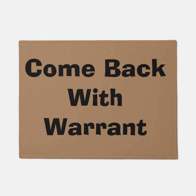 Comical , edit text doormat (Front)