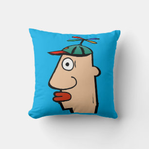 Comical Face Throw Pillow