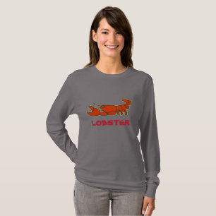 Comical Lobster, Crayfish,Crawfish,change, add tex T-Shirt