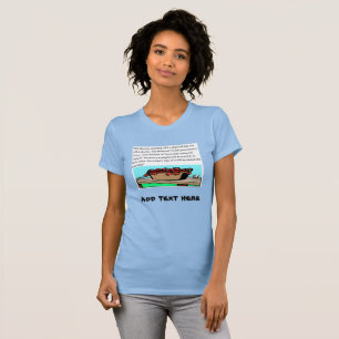 Comical Lobster, Crayfish,Crawfish,change, add tex T-Shirt