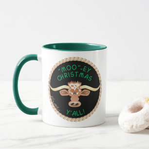 Comical Longhorn Steer Mug