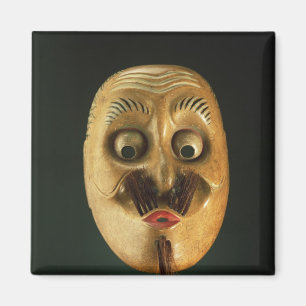 Comical Mask, Noh Theatre Magnet