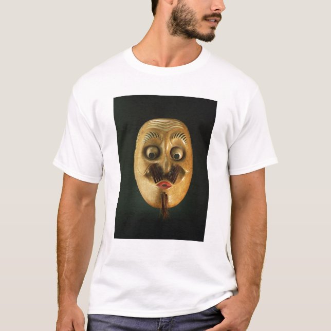 Comical Mask, Noh Theatre T-Shirt (Front)