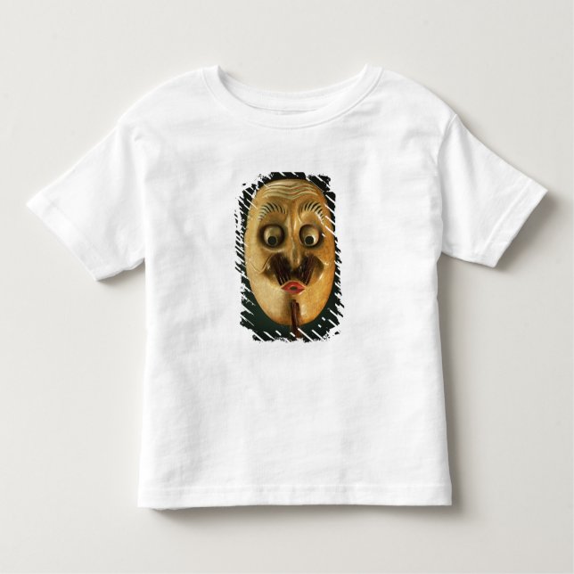 Comical Mask, Noh Theatre Toddler T-Shirt (Front)