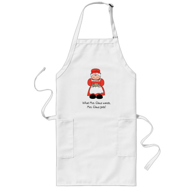Comical Mrs. Santa Apron (Front)