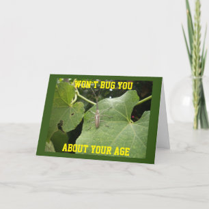 COMICAL SPIDER WISHES A HAPPY NOVEMBER BIRTHDAY CARD