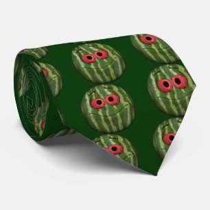 Comical Watermelon Emoticon Tie