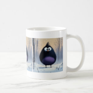 Comical Winter Bird Coffee Mug