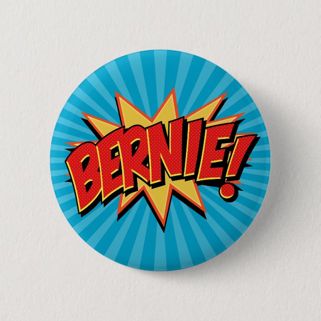 Comics Geeks 4 Bernie 6 Cm Round Badge (Front)