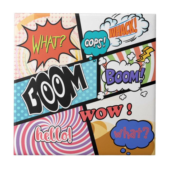 Comics Original Design Tile (Front)