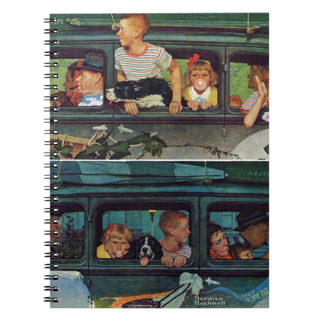 Coming and Going by Norman Rockwell Notebook (Front)